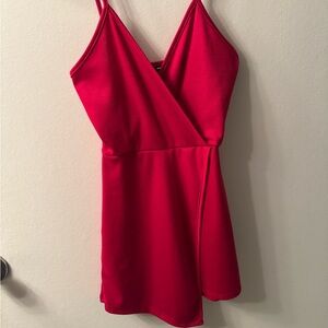 Fashion Nova Red Romper
